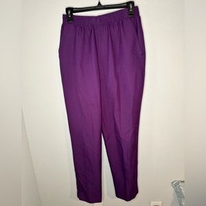 DonnKenny - Polyester dress pants - purple - size 14S